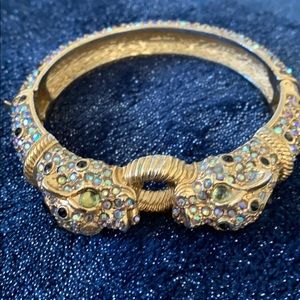 J.Crew Gold Jeweled Bracelet, very Elegant